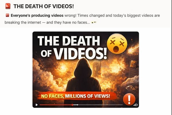 Creators are burning out. Faceless videos are taking over...