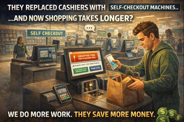 The self-checkout conspiracy...